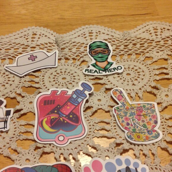 Medical / Nursing Theme Cellphone Stickers Bundle - Picture 4 of 8